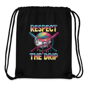 Humor Baseballspieler - Stanley/Stella recycelter Gym Bag - Schwarz - Vorne