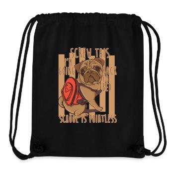 Screw this - Stanley/Stella Recycled Gym Bag - black - Front