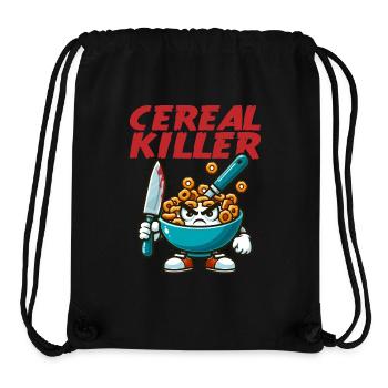 Cereal Killer Funny - Stanley/Stella Recycled Gym Bag - black - Front