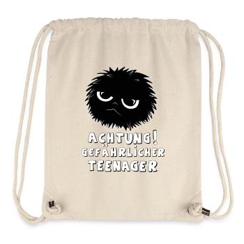 Beware of teenagers - Stanley/Stella Recycled Gym Bag - natural - Front