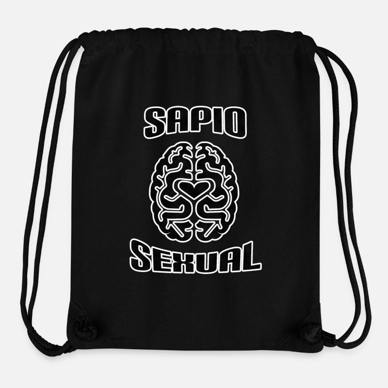 Sapiosexual - Stanley/Stella Recycled Gym Bag - black