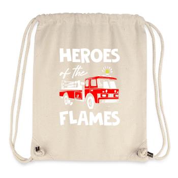 Heroes of the flames Fire Fighters - Stanley/Stella Recycled Gym Bag - natural - Front