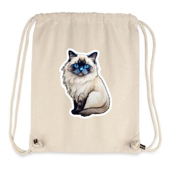 Ragdoll-Katze - Stanley/Stella recycelter Gym Bag - Naturweiß - Vorne