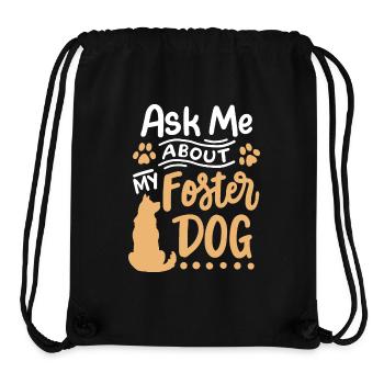 Pflegehund Herrchen Frauchen - Stanley/Stella recycelter Gym Bag - Schwarz - Vorne