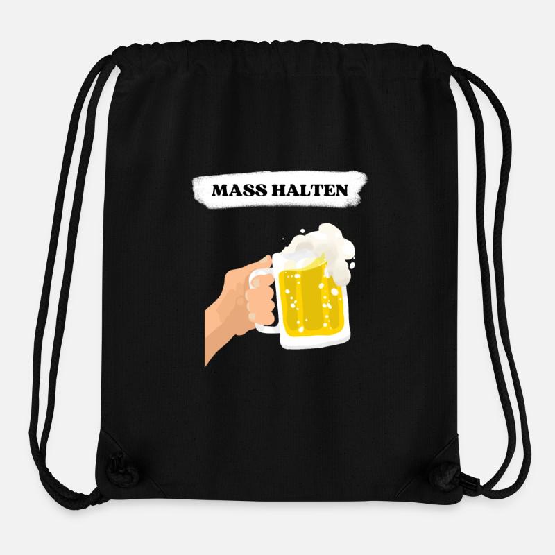 (Bier)Mass halten perfekt fürs Volksfest - Stanley/Stella recycelter Gym Bag - Schwarz
