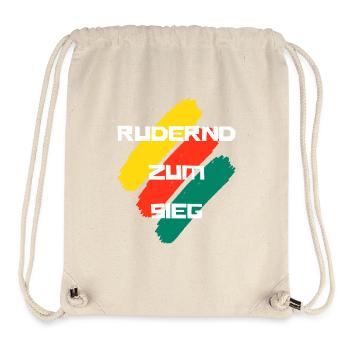 Rowing to victory - Stanley/Stella Recycled Gym Bag - natural - Front