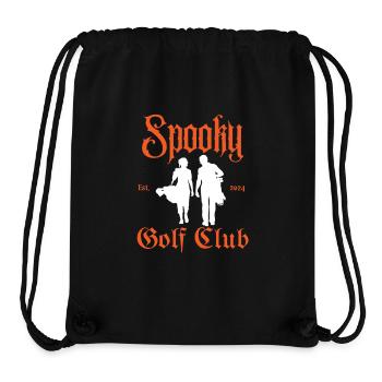 Halloween-T-Shirt für Männer und Frauen, gruseliges Golf-Design - Stanley/Stella recycelter Gym Bag - Schwarz - Vorne