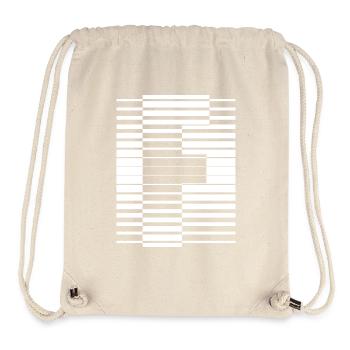 LETTER F - Stanley/Stella Recycled Gym Bag - natural - Front