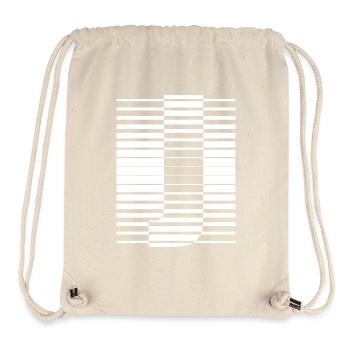 LETTER J - Stanley/Stella Recycled Gym Bag - natural - Front