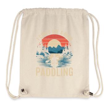 Humorous idea for paddlers - Stanley/Stella Recycled Gym Bag - natural - Front