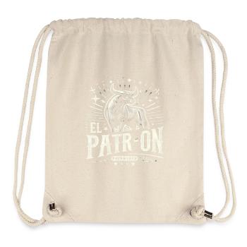 El PatrOn Bull Logo - Stanley/Stella Recycled Gym Bag - natural - Front