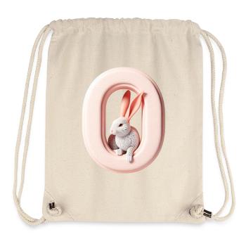 Children's Design Creative Animals, Letters Collection - Stanley/Stella Recycled Gym Bag - natural - Front
