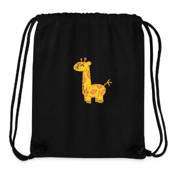 The Elegant Giraffe - Stanley/Stella Recycled Gym Bag - black - Front