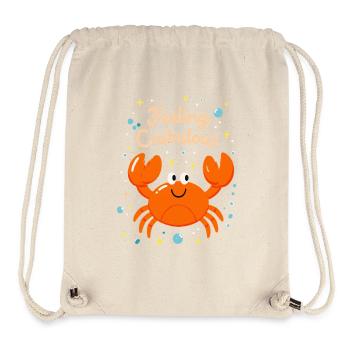 Feeling Crabulous - Stanley/Stella Recycled Gym Bag - natural - Front