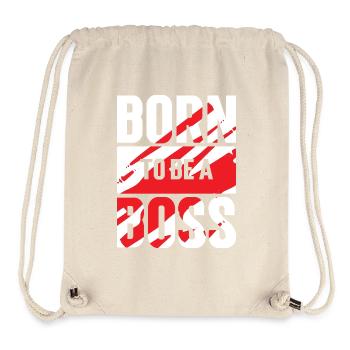 T-shirt militant pour devenir un vrai Patron - Sac à cordon recyclé Stanley/Stella - blanc naturel - Devant
