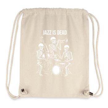 Dead Jazz Skeleton Band Design - Stanley/Stella Recycled Gym Bag - natural - Front