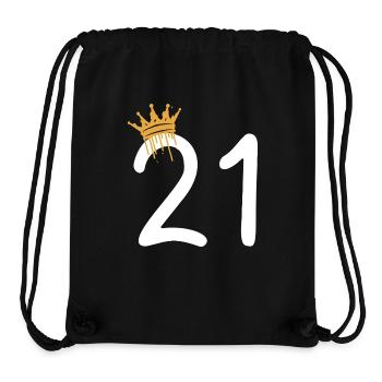 21 - Stanley/Stella Recycled Gym Bag - black - Front