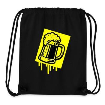 Beer Mug Beer Icon - Stanley/Stella Recycled Gym Bag - black - Front
