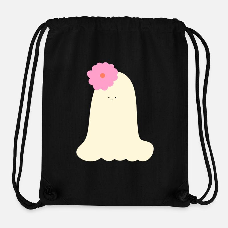 Playful Halloween Ghost - Stanley/Stella Recycled Gym Bag - black