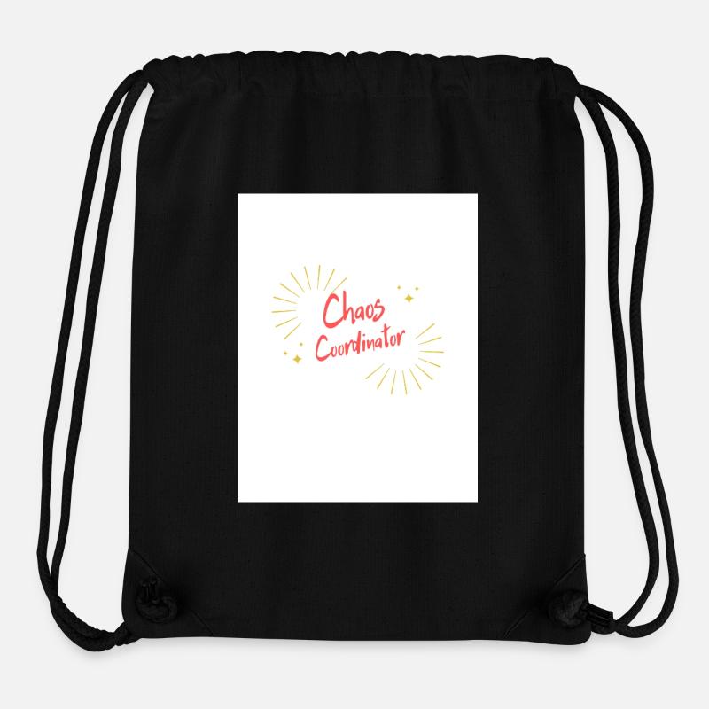 Coordinator of Common Chaos - Stanley/Stella Recycled Gym Bag - black