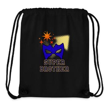 Super-Bruder - Stanley/Stella recycelter Gym Bag - Schwarz - Vorne