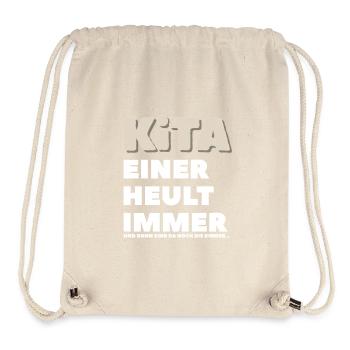 Kita Einer Heult Immer - Stanley/Stella recycelter Gym Bag - Naturweiß - Vorne