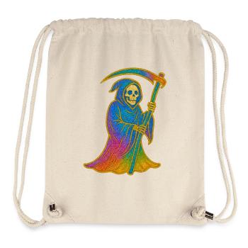 Regenbogen Sensenmann - Stanley/Stella recycelter Gym Bag - Naturweiß - Vorne