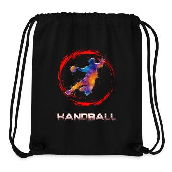 Handball - Stanley/Stella recycelter Gym Bag - Schwarz - Vorne