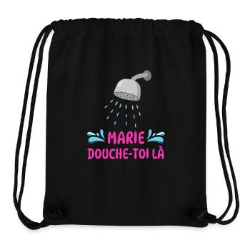 Marie, dusch dort. - Stanley/Stella recycelter Gym Bag - Schwarz - Vorne