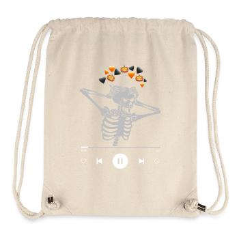 Meme Skelett Dunkle Ästhetik Lustig - Stanley/Stella recycelter Gym Bag - Naturweiß - Vorne