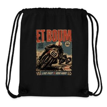 AND BOOM - Stanley/Stella Recycled Gym Bag - black - Front