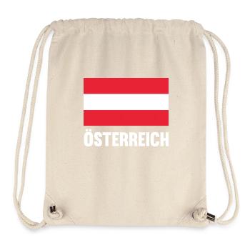 Autrichiens Autriche - Sac à cordon recyclé Stanley/Stella - blanc naturel - Devant