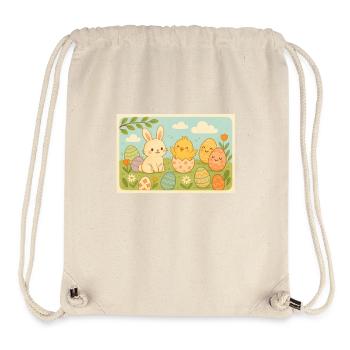Ostern - Stanley/Stella recycelter Gym Bag - Naturweiß - Vorne