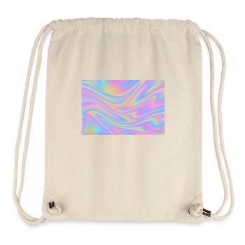 Conception holographique - Sac à cordon recyclé Stanley/Stella - blanc naturel - Devant