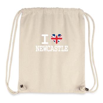 i love Newcastle - Stanley/Stella Recycled Gym Bag - natural - Front