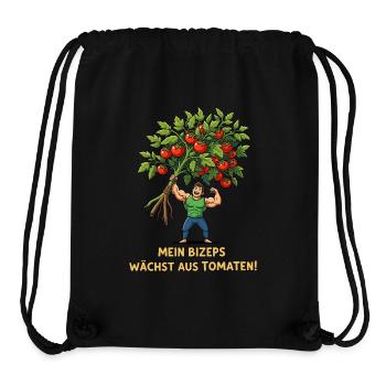 Gardening Sportler - Stanley/Stella recycelter Gym Bag - Schwarz - Vorne