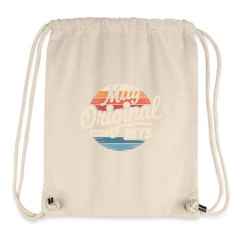 Legendary since May 1973 – Retro Vintage 1973 - Stanley/Stella Recycled Gym Bag - natural - Front