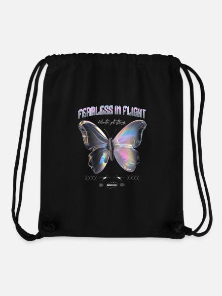 Fearless in Flight Butterfly - Stanley/Stella recycelter Gym Bag - Schwarz