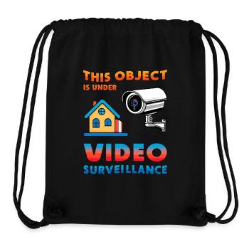Object monitoring - Stanley/Stella Recycled Gym Bag - black - Front