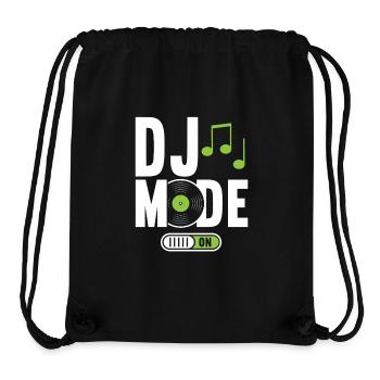 DJ Mode On Discjockey Humor - Stanley/Stella Recycled Gym Bag - black - Front