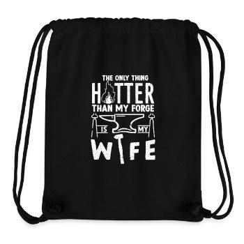 Hotter Than My Forge - Metalsmith Humor - Stanley/Stella Recycled Gym Bag - black - Front