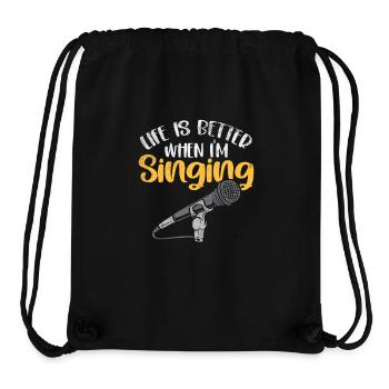 Better Singing – Songwriter Design - Stanley/Stella Recycled Gym Bag - black - Front