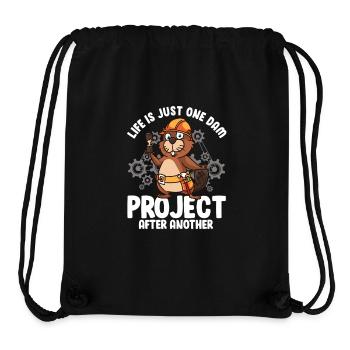 Cheeky beaver saying for beaver lovers - Stanley/Stella Recycled Gym Bag - black - Front