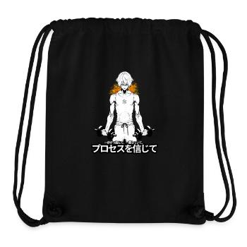 Disciplined Warrior: Anime-inspirierte Workout-Kunst - Stanley/Stella recycelter Gym Bag - Schwarz - Vorne