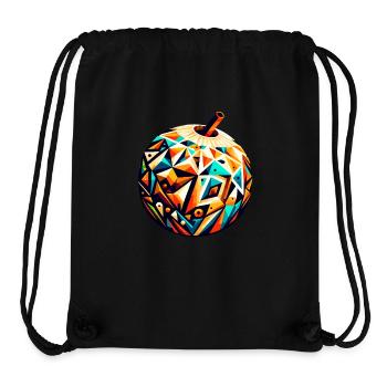 Tribal-Geometrie: Farbenfrohes Kokosnuss-Design - Stanley/Stella recycelter Gym Bag - Schwarz - Vorne