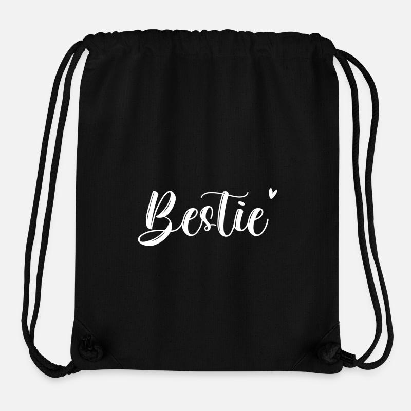 Bête - Sac à cordon recyclé Stanley/Stella - noir