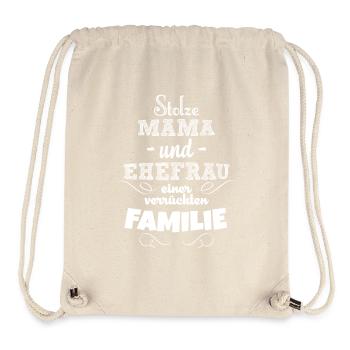 Stolze Mama - Stanley/Stella recycelter Gym Bag - Naturweiß - Vorne