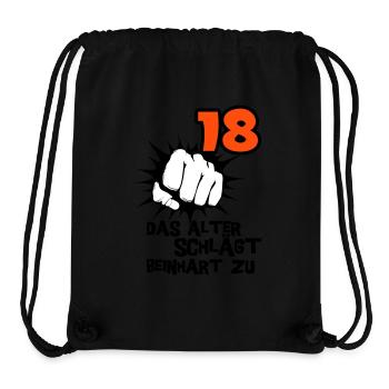 18 Birthday: Age slams beinhart - Stanley/Stella Recycled Gym Bag - black - Front