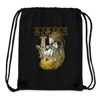 Viking - Sac à cordon recyclé Stanley/Stella - noir - Devant