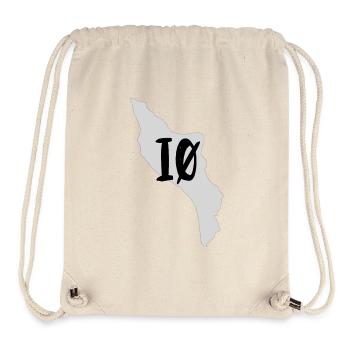 IØ, série Ile d'Oléron - Sac à cordon recyclé Stanley/Stella - blanc naturel - Devant